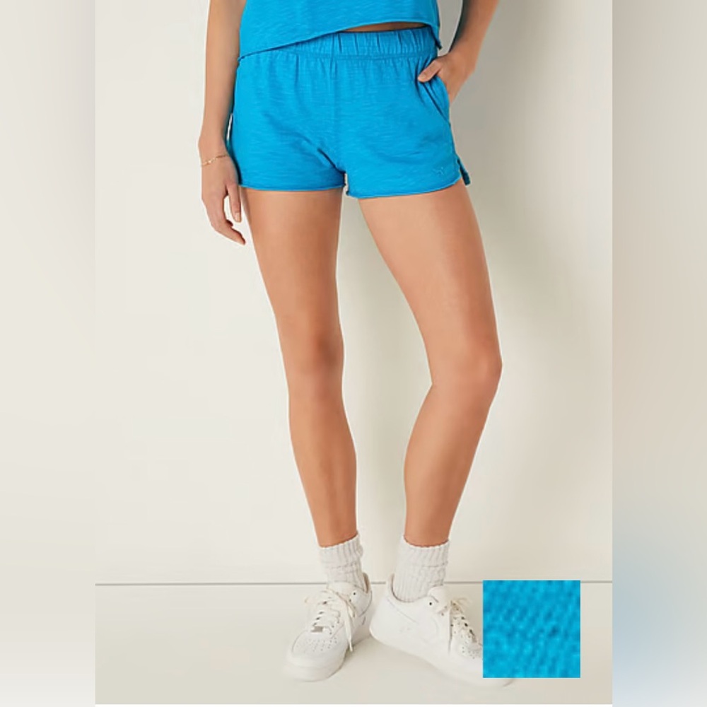 🆕PINK VICTORIAS SECRET SUMMER LOUNGE COTTON SWEAT SHORTS